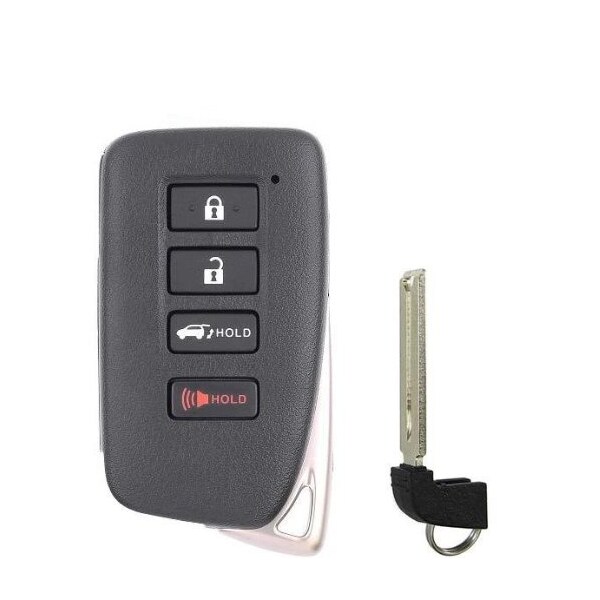 KeylessFactory: 2015-2019 Lexus NX300h NX200T LX570 / 4-Button Smart Key / HYQ14FBA / Board 2020